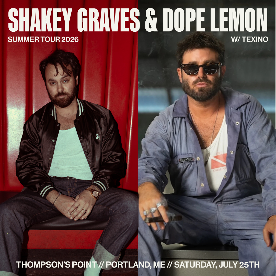 Shakey Graves & Dope Lemon TicketsThompson's Point // Portland, ME